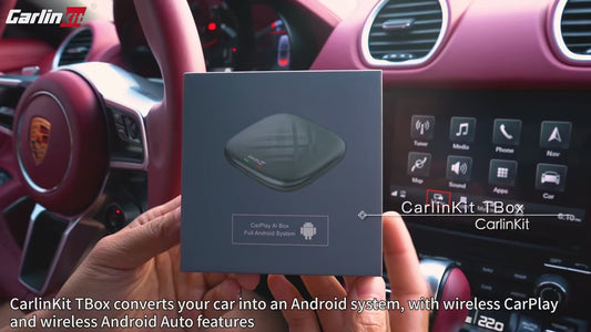 Carlinkit 5 CarPlay Mini Ai Box Wireless CarPlay Wireless Android Auto For Audi Benz Mazda Toyota and other cars For Netflix YouTube 4G LTE GPS